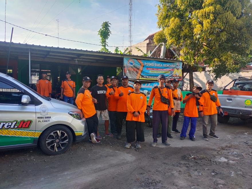 FPRB Kalurahan Pleret Hadiri Apel Kesiapsiagaan Bencana Tahun 2025 di Bantul